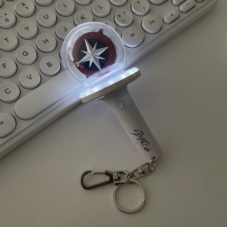 Kpop Idol Stray Kids Lightstick Keyring Skz Mini Glow Stick