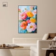 thumbnail image 3 of Peony Perfection II Canvas Tropical Brints by Art Remedy, Black Frame, 36" x 54", 3 of 7