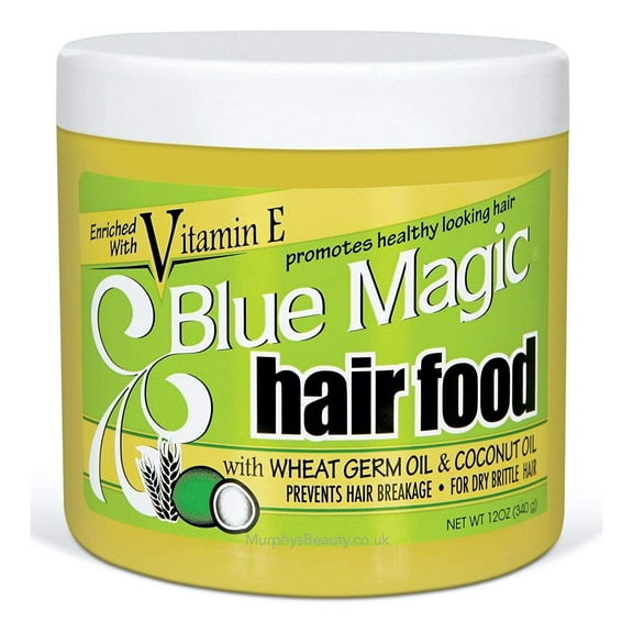 Blue Magic Hair Food, Wheat Germ Coconut Oil, 12 Oz., Pack of 12
