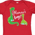 thumbnail image 4 of Inktastic Memaw Boy Grandson Dinosaur Boys Baby Bodysuit, 4 of 5