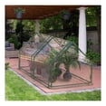 thumbnail image 3 of 70.86*33.46*37.4 in Portable Mini Greenhouse With Roll-Up Zipper Doors Waterproof UV-Resistant PVC Cover Hot House For Indoor Outdoor Garden Patio Backyard, 3 of 8
