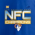 thumbnail image 4 of Men's Fanatics Royal Los Angeles Rams 2021 NFC Champions Big & Tall Iconic Slant T-Shirt, 4 of 4