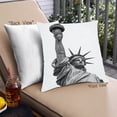 thumbnail image 1 of Ahgly Company Sites Famous Statues Oreiller Extérieur 18 Pouces par 18 Pouces, 1 of 6