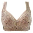 thumbnail image 1 of Vest Type Adjustable Women's Lingerie Gathered Mother Models Collect Side Breasts Lace Non Ring Bra, 1 of 9