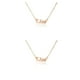 thumbnail image 2 of Collar del zodiaco Minnieouse Letra inglesa oro rosa Signo del zodiaco, 2 of 6
