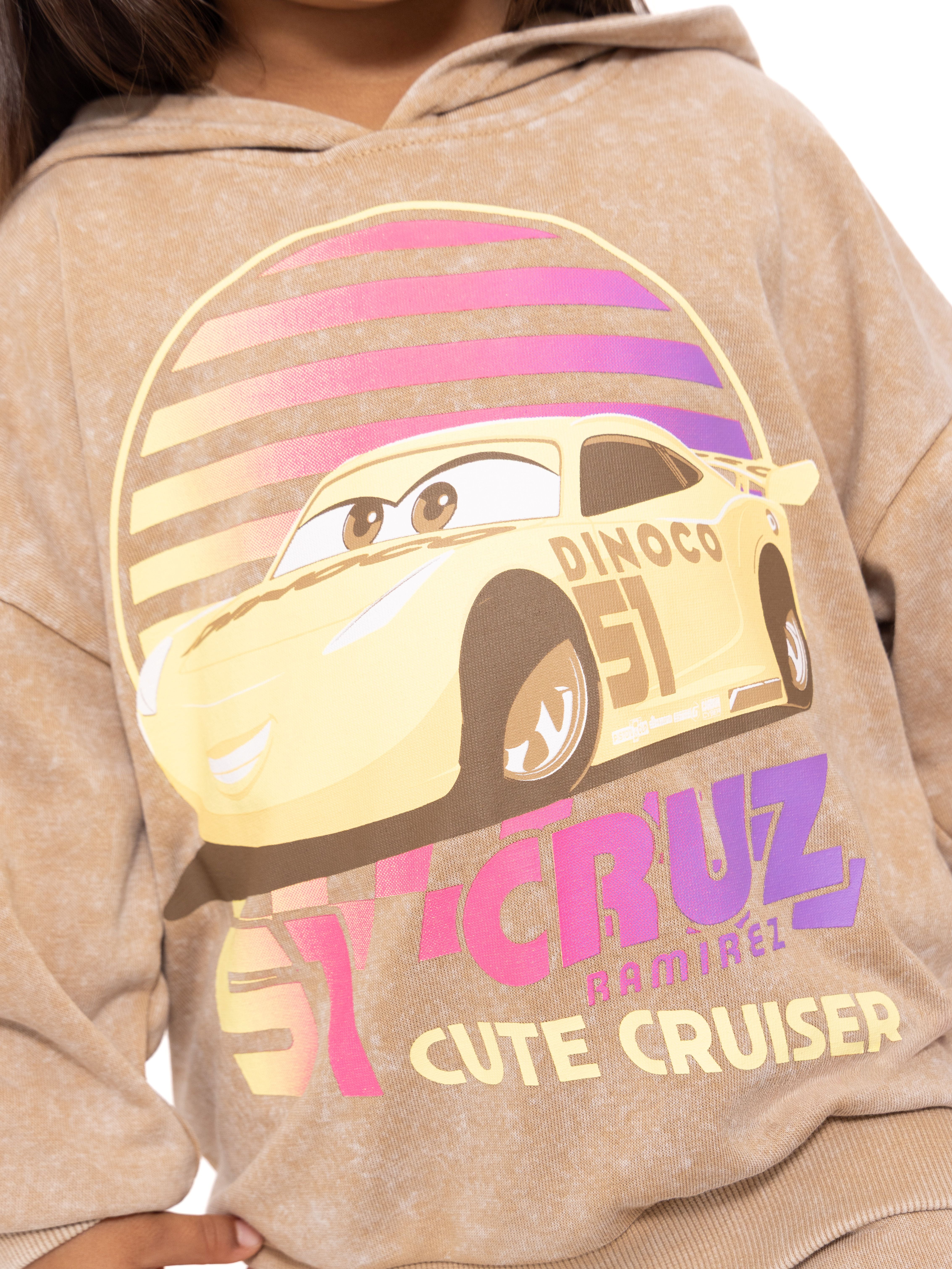 Pixar Cars 3 Toddler Girls' Graphic Hoodie and Matching Sweatpants Set, 2-Piece, Sizes 12M-5T