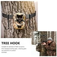 thumbnail image 3 of Nicehomfit 1Set Black Metal Tree Stand Strap Hook for Hunting and Camping Accessories, 3 of 6