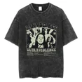 thumbnail image 3 of Camiseta lavada de la cantante Lana Del Rey de los 90 para hombres y mujeres, camisetas de moda Retro de manga corta, camisetas de algodón de gran tamaño, ropa de calle, 3 of 5