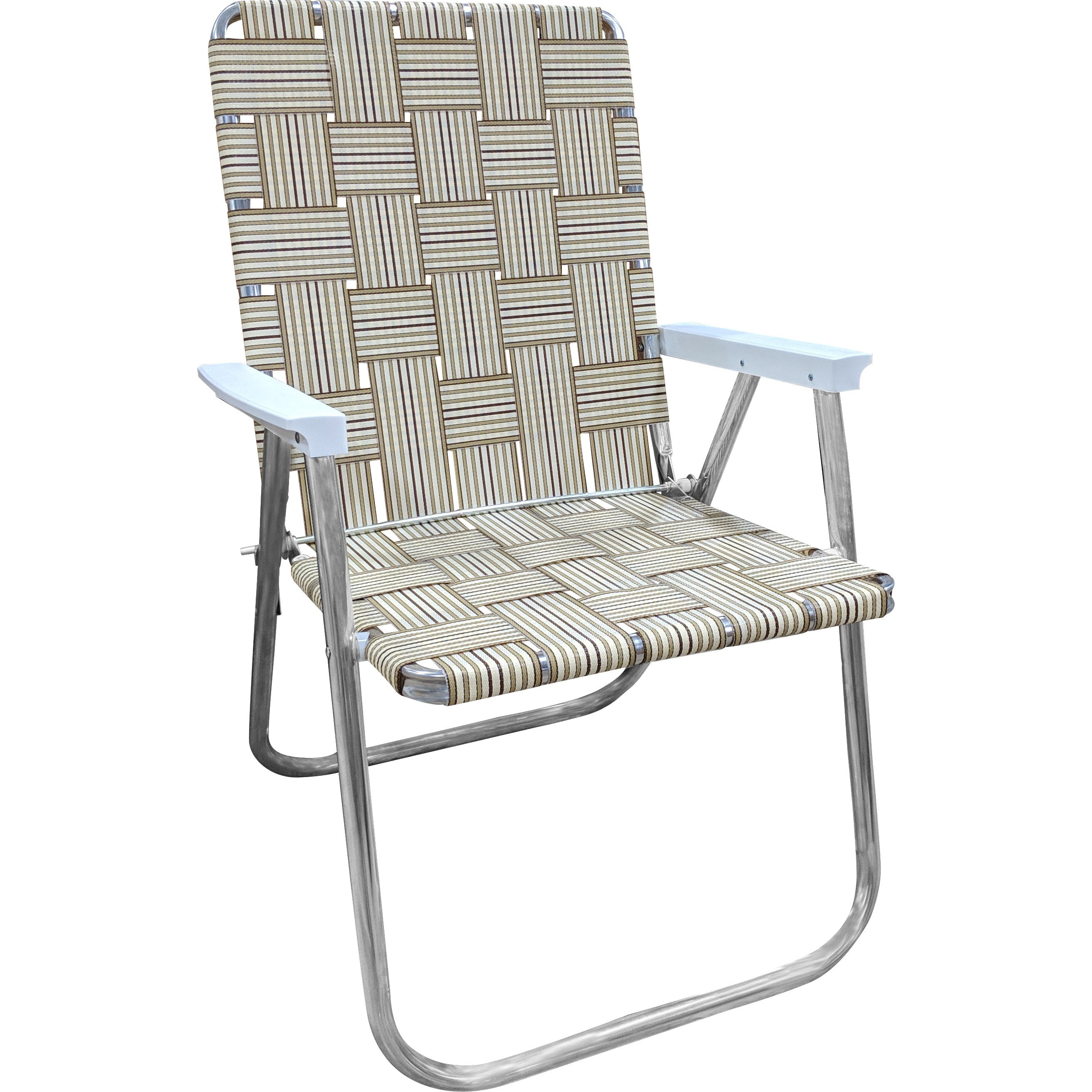 Lawn Chair USA Folding Aluminum Webbing Chair - Walmart.com - Walmart.com