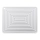 thumbnail image 1 of Large Silicone Pot Holder Square Thick Heat Insulation Pad Non-Slip Corrugated Kitchen Table Mat(White), 1 of 5