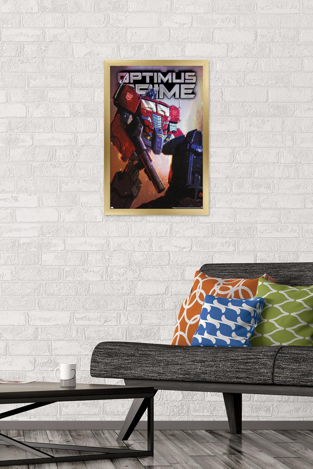Hasbro Transformers - Optimus Prime Wall Poster, 14.725" x 22.375" Framed