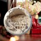 thumbnail image 1 of Round Acrylic Christmas Decorations Reindeer Hanging Sign Festive Wall Decorations, 1 of 5