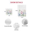thumbnail image 7 of Spring Floral Kitchen Dish Towels for Drying Dishes Set of 3, Wildflowers Herbs Summer Botanical Plaid Waffle Weave Microfiber Hand Tea Bathroom Towels Quick Dry & Absorbent Towel 12x12, 7 of 7