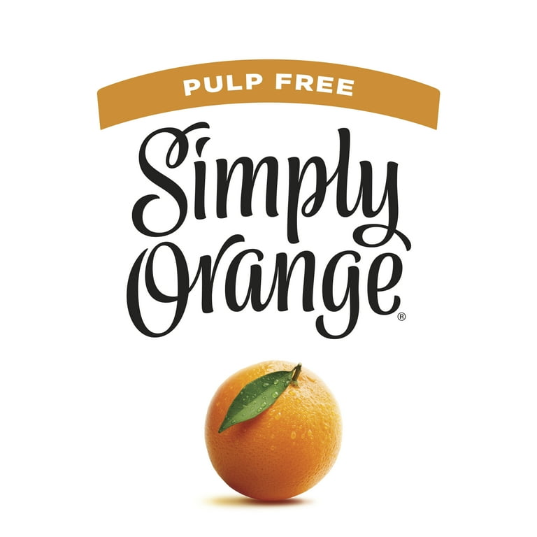 Simply Non GMO Orange Juice No Pulp 52 fl oz Bottle Walmart