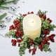 thumbnail image 1 of Arreglo Floral Con Corona De Velas Artificiales Para Mesa De Comedor De Cafetería Estilo Granja, 1 of 8