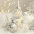 thumbnail image 4 of EIMELI Christmas Ball Ornaments for Christmas Tree 2.36 Inch Christmas Tree Ornaments Decorations with Hanging Rope Multi-Color Decoration for Holiday, 4 of 10