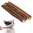 thumbnail image 1 of Palitos masticables para gatos, juego de 5 palitos masticables para gatos, palitos de madera para gatos, juguetes masticables para gatos, palitos para el cuidado dental, palitos de hierba, 1 of 7