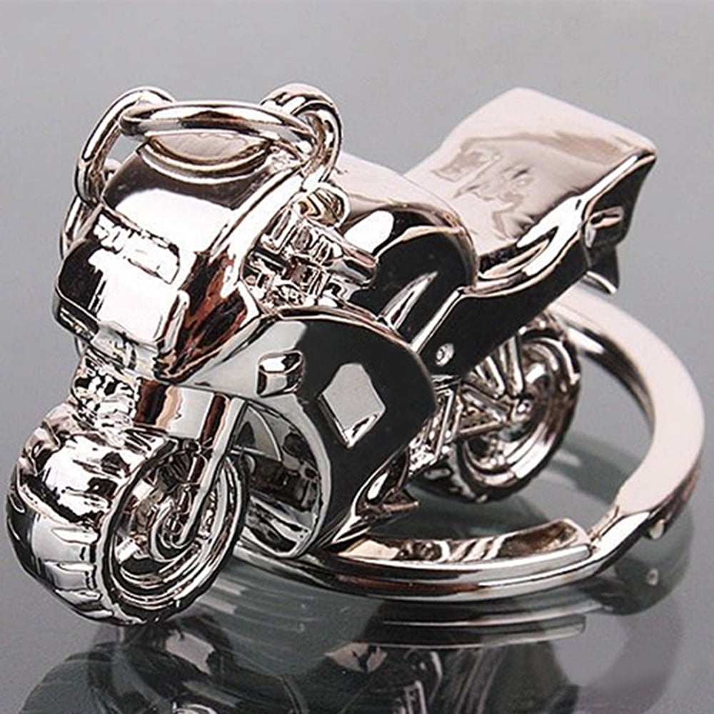 Mens Motorcycle Pendant Key Chain Key Ring