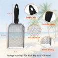 thumbnail image 2 of Juego de palas de arena de playa QINGLER con bolsa de playa de malla para niños, 2 of 7