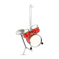 thumbnail image 2 of Musical Instrument Christmas Ornament (3" Red Drum Set), 2 of 4