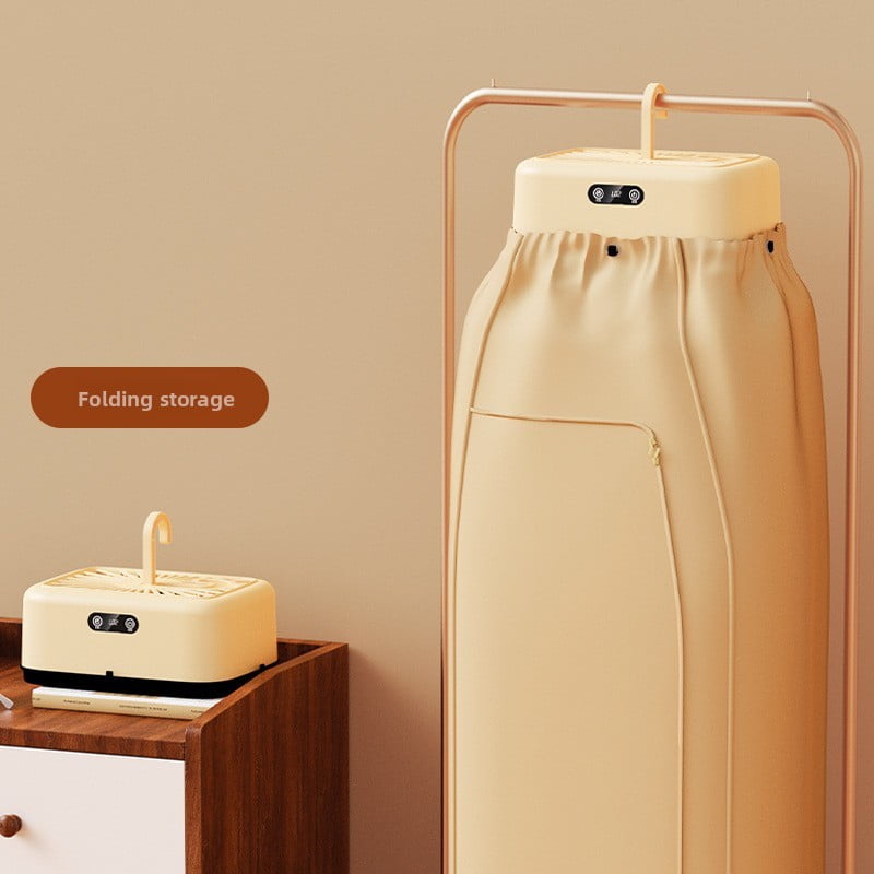Foldable clothes dryer, hanging small dryer, 360 cycle heating, overheating and power failure protection, fast drying, hidden rope design.