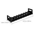 thumbnail image 5 of IBASETOY Plastic Dish Rack with Drainboard for Kitchen Counter Black Adjustable Dish Drainer Rack, 5 of 8