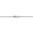 thumbnail image 4 of 10K White Gold necklace Snake chain 24 in 0.9 mm WG .90mm Round, 4 of 6