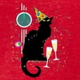 thumbnail image 3 of CafePress - Chat Noir New Years Party Countdown Light T Shirt - Womens Football Shirt, 3 of 4
