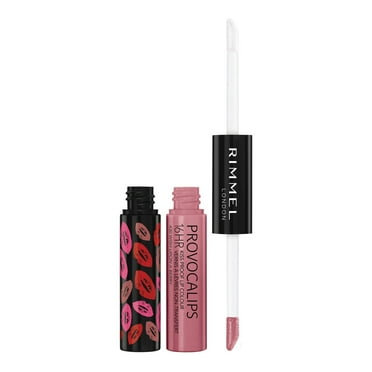 Rimmel London Provocalips 16hr Kiss-Proof Lip Color - Two-Step Liquid Lipstick to Lock in Color and Shine - 430 Wish Upon A Berry, .14 fl.oz. C55