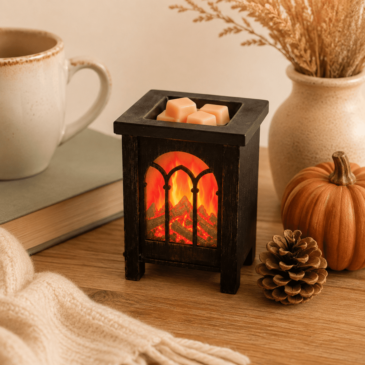 UNTIMATY Wax Warmer for Scented Wood Electric Wax Melt Warmer Wax Burner Night Light