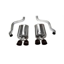 Corsa 09-13 Chevrolet Corvette C6 6.2L V8 Black Sport Axle-Back Exhaust Fits select: 2010-2013 CHEVROLET CORVETTE GRAND SPORT, 2009 CHEVROLET CORVETTE ZR-1