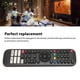 thumbnail image 4 of Control remoto de TV cómodo de agarrar Amplia compatibilidad Control remoto duradero GR1A223Q para TV LED inteligente 4K UHD, 4 of 8