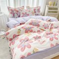 Cozy Autumn and Winter Sanding Printing Household Cotton Bed Sheet
