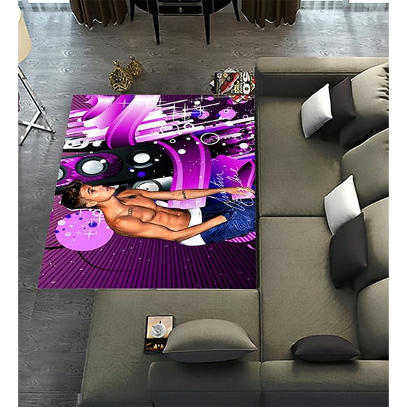 DEYOU Sexy boy Justin Bieber Area Rugs 2 x 3ft Floor Carpet Mat for Living Dinning Room Bedroom Kitchen Hallway Office Decor
