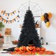 thumbnail image 1 of Árbol de Navidad artificial Costway 180 cm Iluminado negro 250 luces LED violetas y base de Metal, 1 of 9