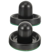 LEORX 1 Set of Air Hockey Game Play Black Pusher for Home Use