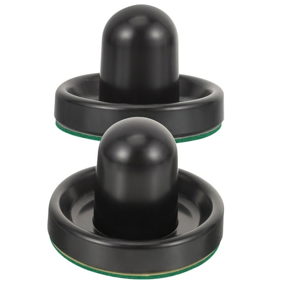 LEORX 1 Set of Air Hockey Game Play Black Pusher for Home Use