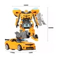 thumbnail image 2 of Juguete Para Niños Con Coche Robot Transformers De Aleación Bumblebee, 2 of 4