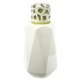 thumbnail image 1 of Ceramic Decorative Geometric Covered Jar, White, 1 of 2