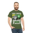 thumbnail image 3 of School is Important But Garbage Trucks are Importanter Unisex T-Shirt, 3 of 5