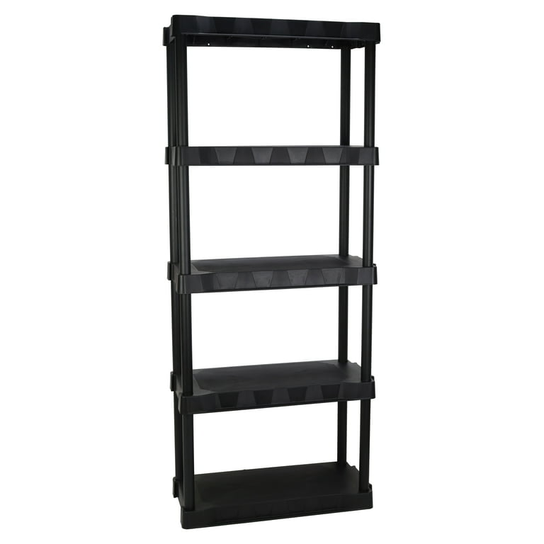 Hyper Tough Black 5 Tier Plastic 68