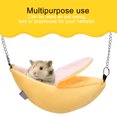 thumbnail image 2 of Lit pour Animaux de Compagnie, Lit de Hamster Polyvalent, Balcon en Forme de Banane pour l'Extérieur Intérieur, 2 of 8