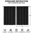 thumbnail image 5 of Farmhouse Kitchen Curtains, Rustic Farm Animals Rooster Chicken Pig Cow Sunflower Patterned Rural Country Style Window Curtains for Cafe Bedroom Living Room 2 Panels, 42"x63" Inch, 5 of 5