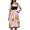 Pink, variant on Women's Summer Skirts Ladies Half Apron Skirt Print Bavarian Carnival Dress Casual German Outfit Pink M