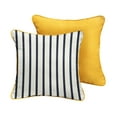 thumbnail image 2 of Sunbrella  Indoor/Outdoor Two-Sided Square Pillows, Set of 2, Corded 16 in L x 16 in W, 2 of 4