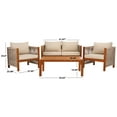 thumbnail image 2 of Safavieh Roya Polyester  Living Set in Natural / Taupe, 2 of 18