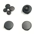 thumbnail image 2 of Set of Leather Drink Coasters Round Cup Mat Pad for Home and Kitchen Use-black, 2 of 5