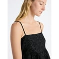 thumbnail image 4 of Free Assembly Women's and Women's Plus Sleeveless Lace Babydoll Dress with Pockets, Size XS-4X, 4 of 5