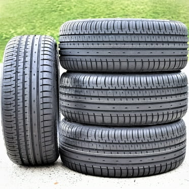 Set of 4 (FOUR) Accelera Phi-R 205/45R17 ZR 88W XL A/S High Performance Tires Fits: 2017-18 Hyundai Accent GLS, 2012-17 Kia Rio SX