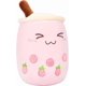 thumbnail image 1 of 19.6 inches Bubble Tea Stuffed Plush Pillow Pink Triangle Eye Milk Tea Warm Plush Sleeping Pillow Childrens Gift Decorations, 1 of 4